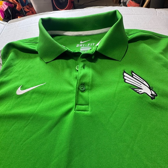 Nike Dri-FIT Green polo Shirt NCAA - Picture 2 of 7